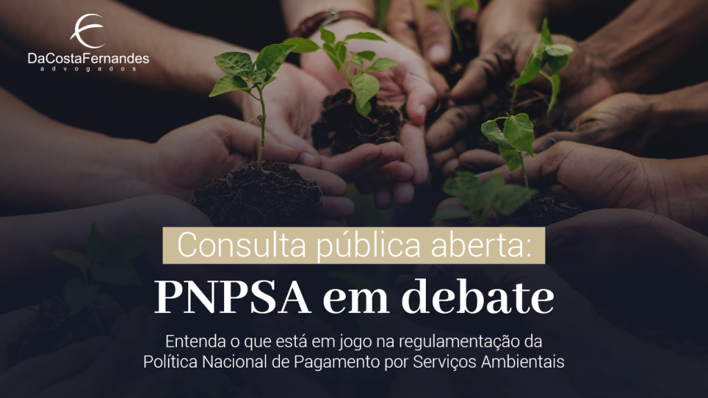 Consulta pública aberta: PNPSA em debate Entenda o que está em jogo na regulamentação da Política Nacional de Pagamento por Serviços Ambientais